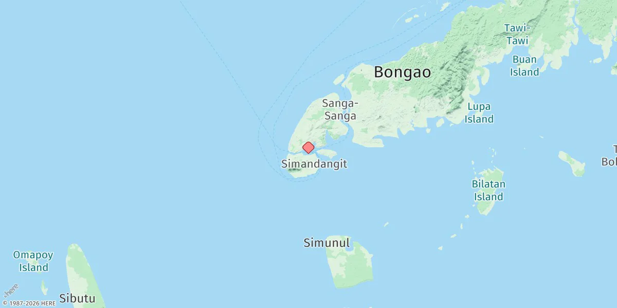 Map preview for Port Bongao