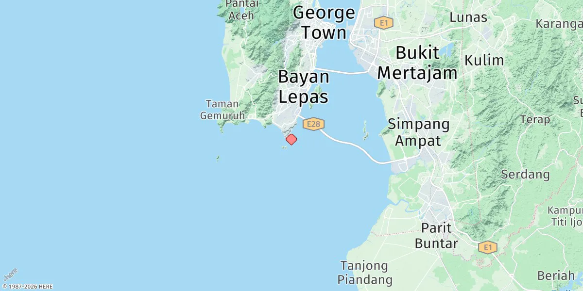 Map preview for Pulau Rimau