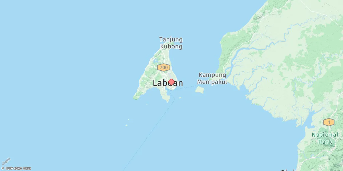 Map preview for Labuan (Victoria Harbour)
