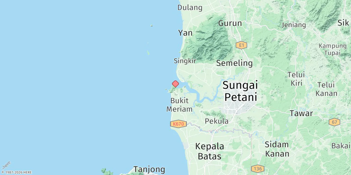 Map preview for Tanjung Dawai