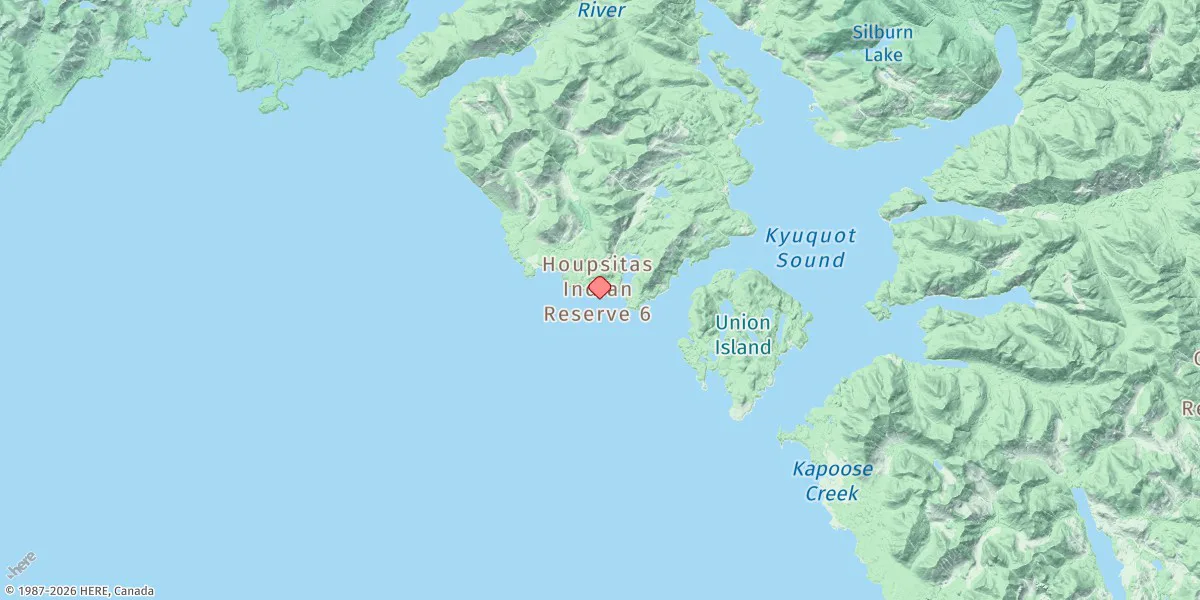 Map preview for Kyuquot