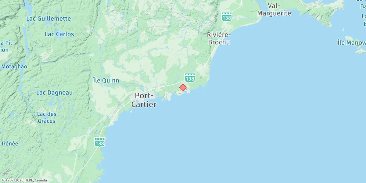 Map preview for Port-Cartier