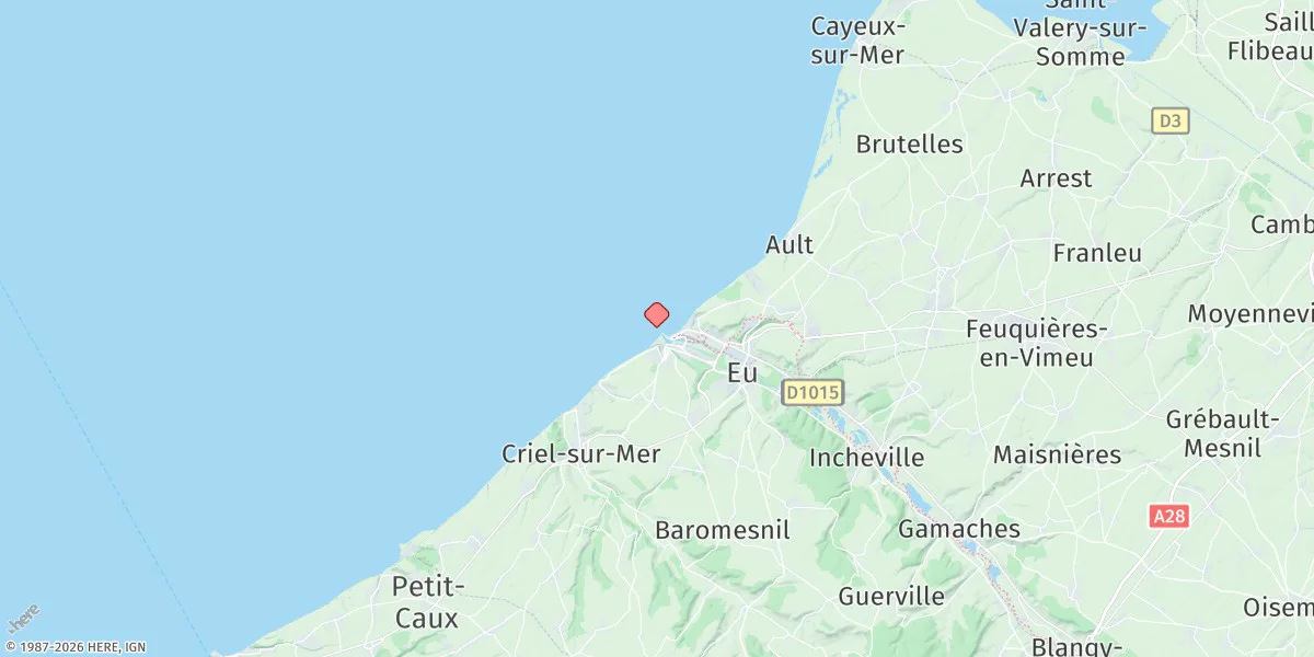 Map preview for Le Treport
