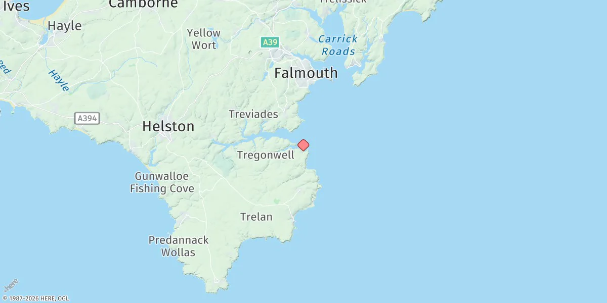 Map preview for Helford River (Entrance)