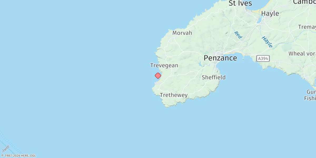 Map preview for Sennen Cove