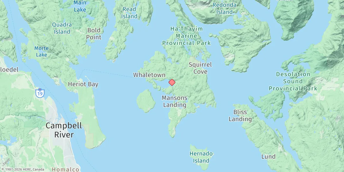 Map preview for Gorge Harbour