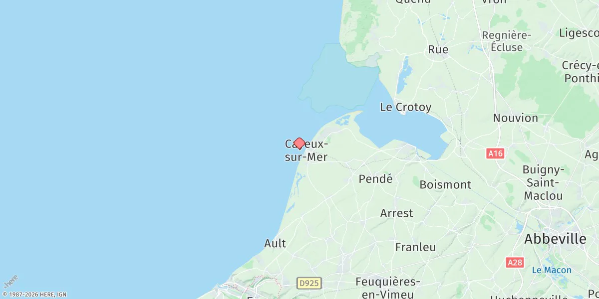 Map preview for Cayeux-sur-Mer