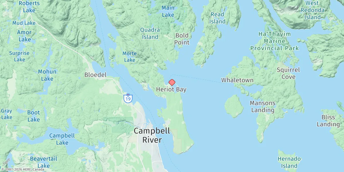 Map preview for Heriot Bay