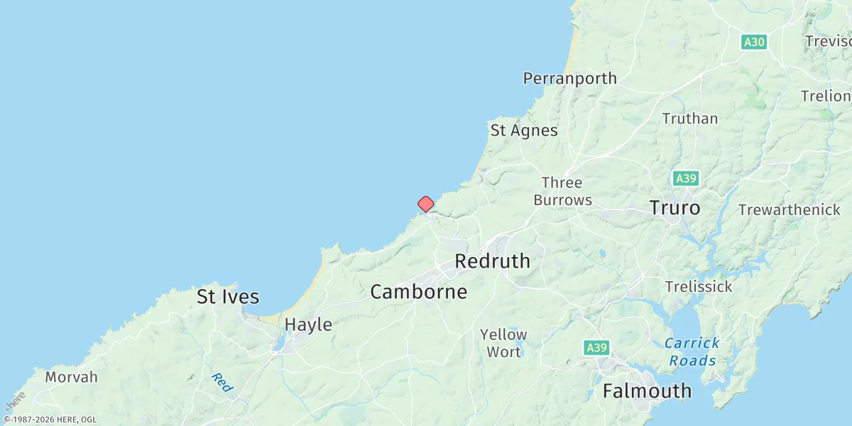 Map preview for Portreath