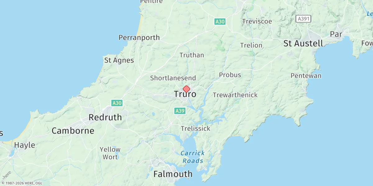 Map preview for Truro