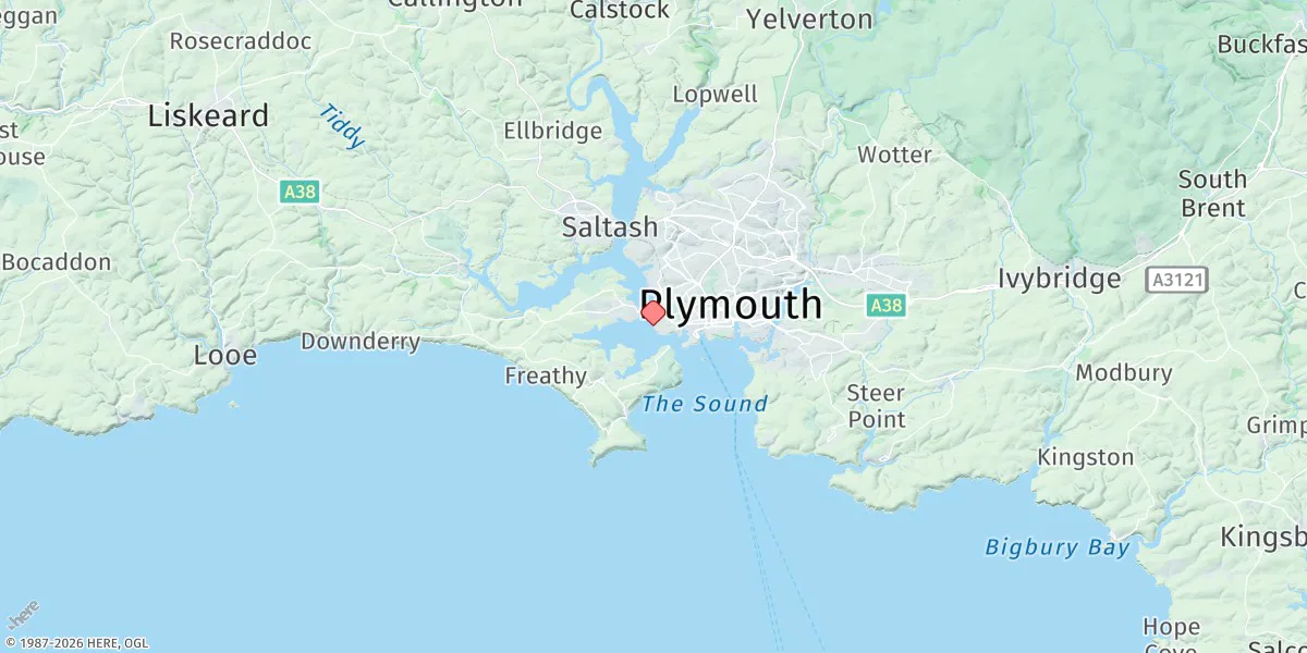 Map preview for Devonport