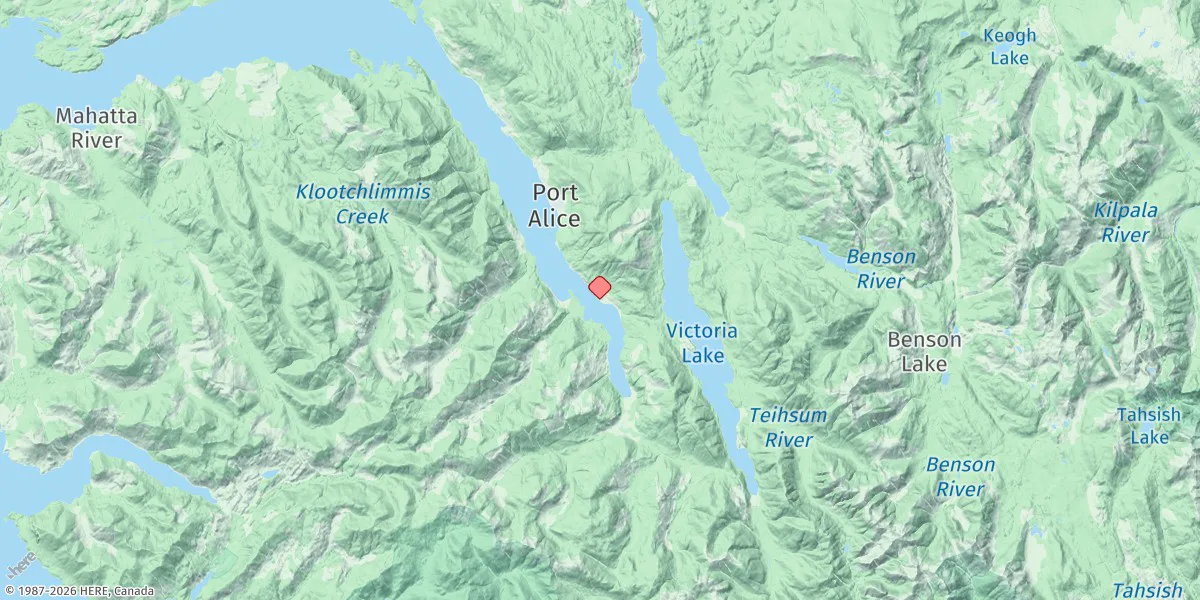 Map preview for Port Alice