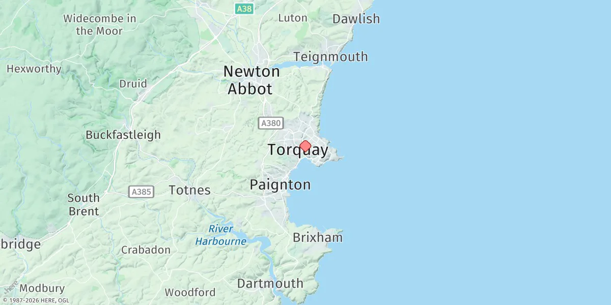 Map preview for Torquay