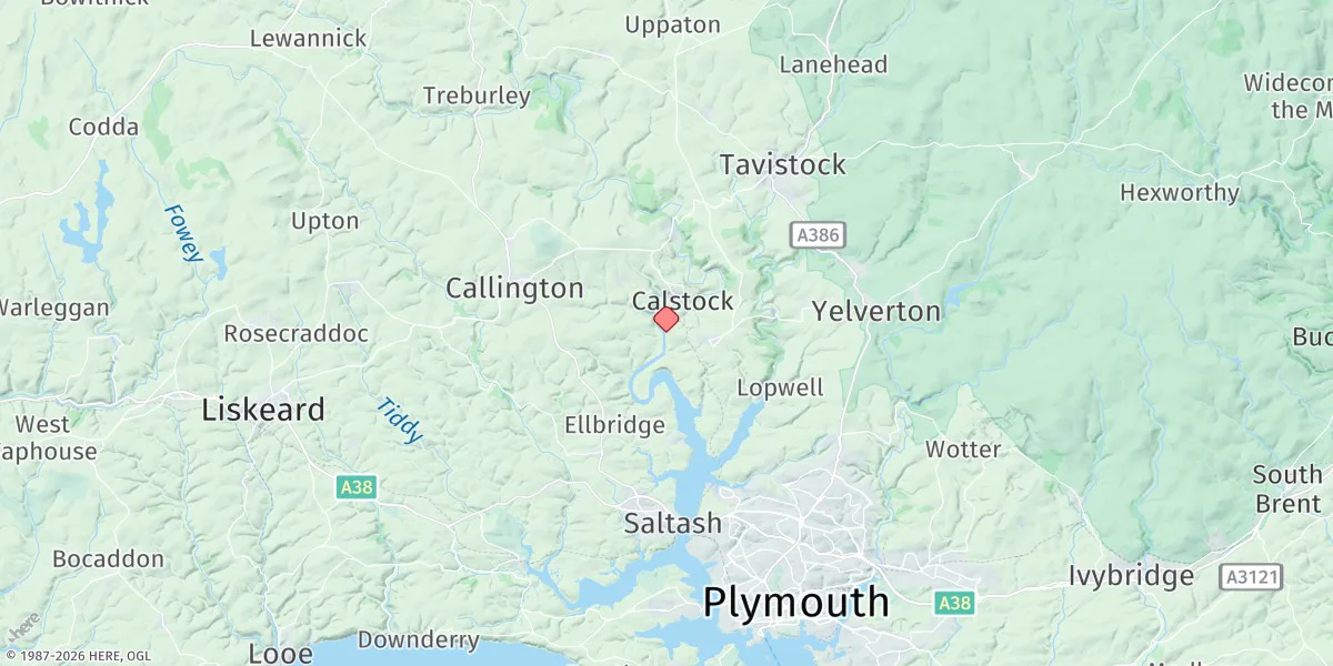 Map preview for Cotehele Quay