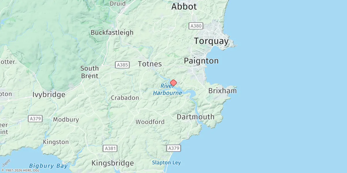 Map preview for Stoke Gabriel (Duncannon)