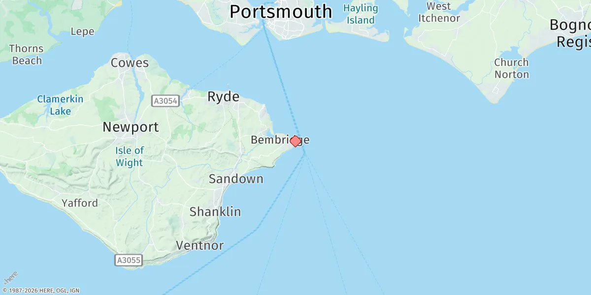 Map preview for Foreland (Lifeboat Slip)