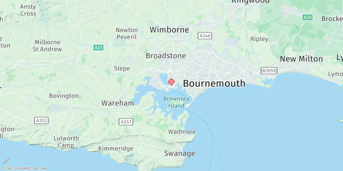 Map preview for Poole Harbour