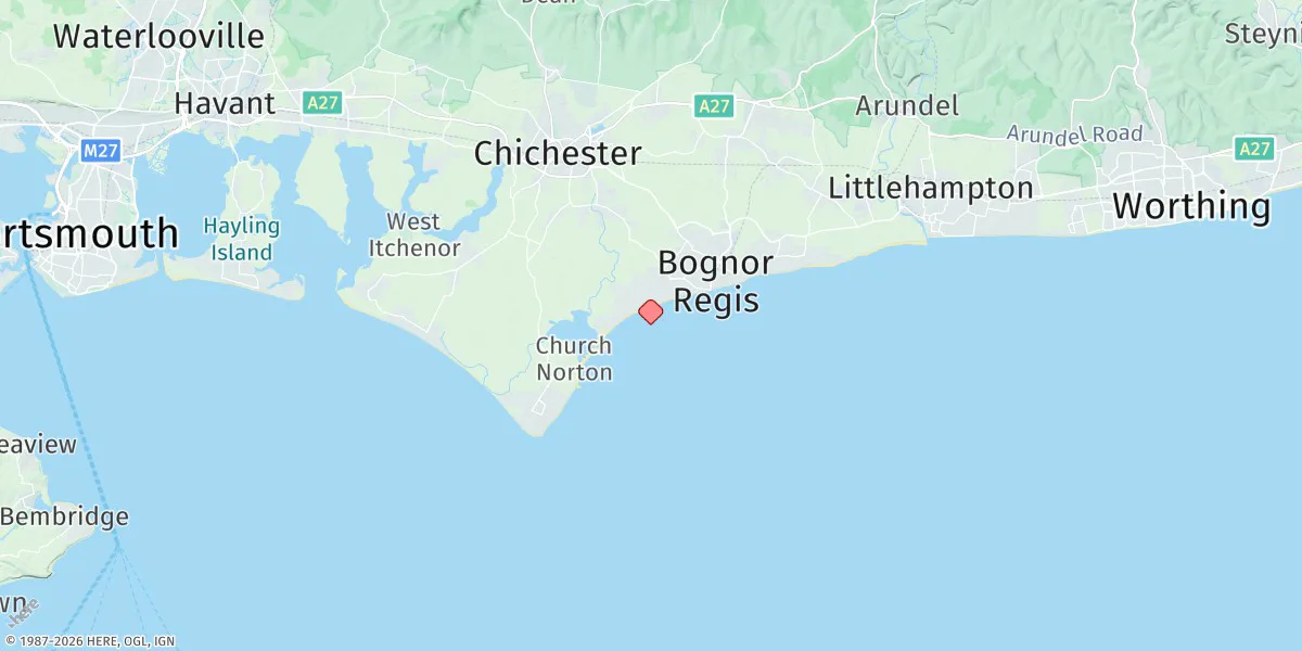 Map preview for Pagham