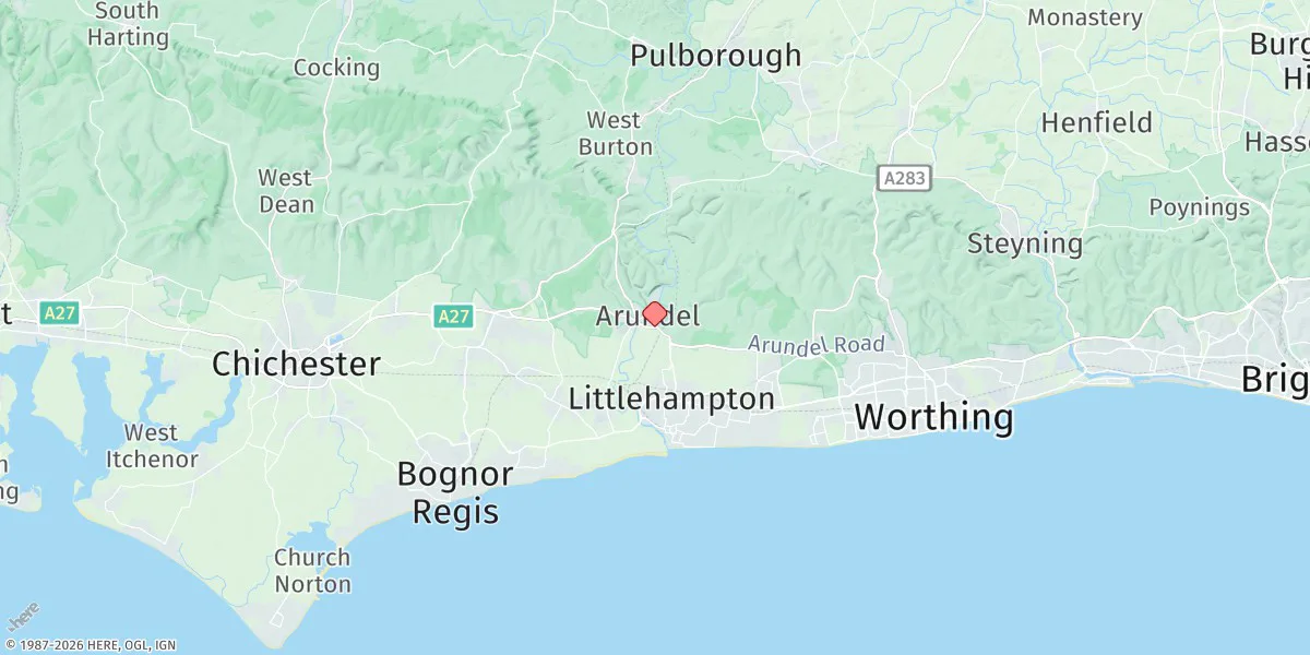 Map preview for Arundel