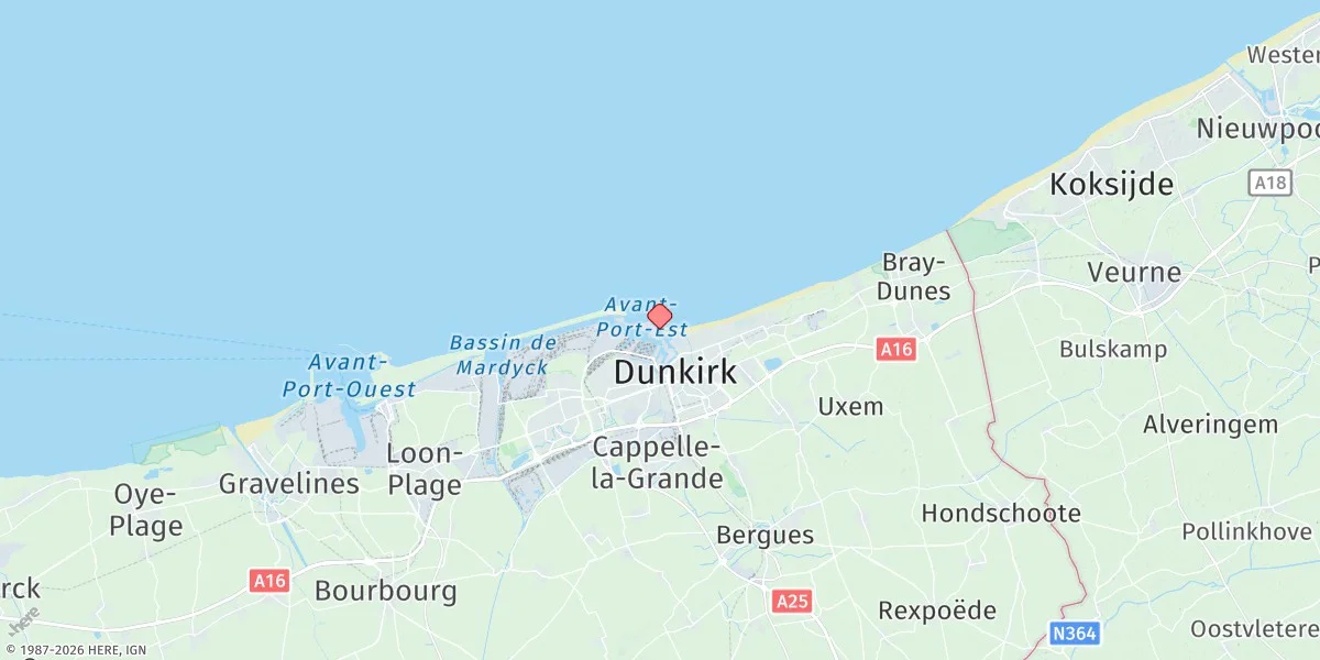 Map preview for Dunkirk