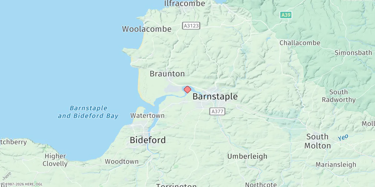 Map preview for Fremington
