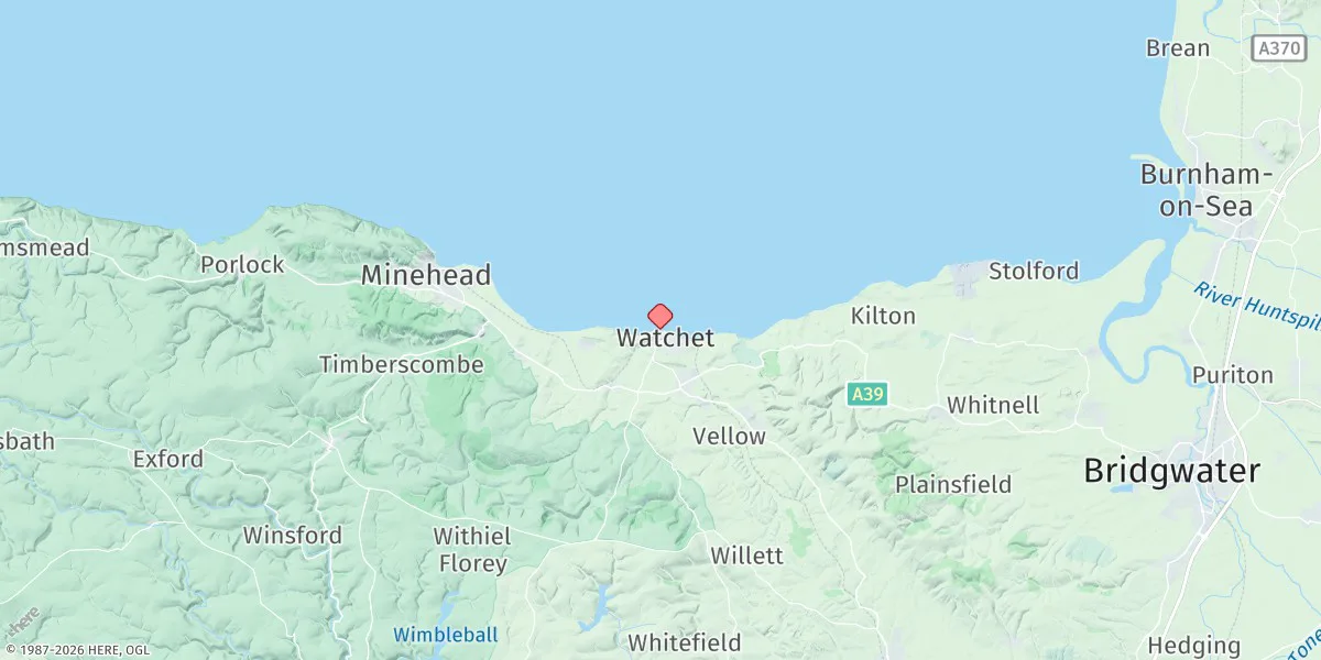 Map preview for Watchet
