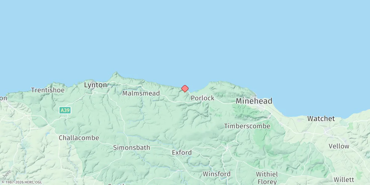Map preview for Porlock Bay