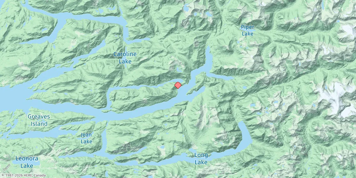 Map preview for Smith Inlet