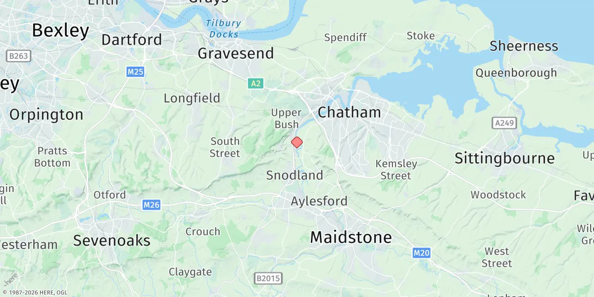 Map preview for Wouldham