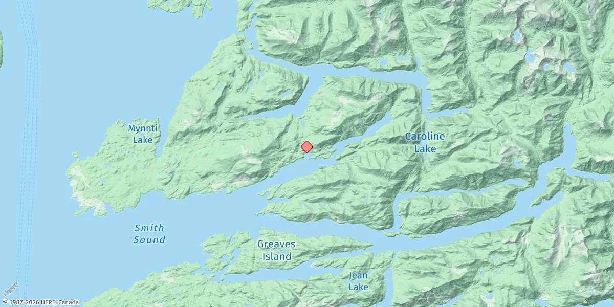Map preview for Boswell Inlet