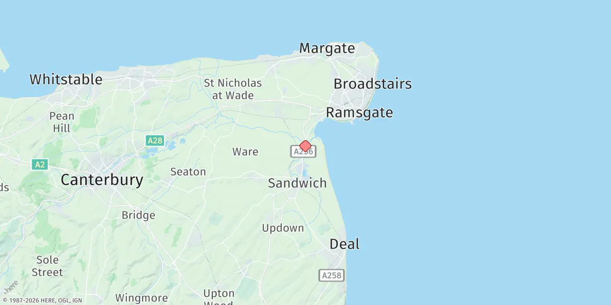 Map preview for Richborough