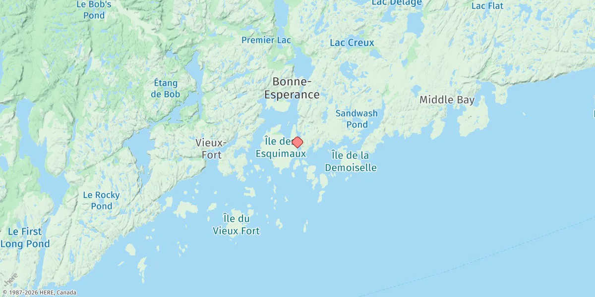 Map preview for Île des Esquimaux