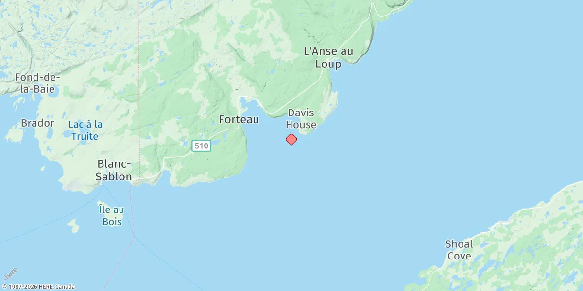 Map preview for Forteau Bay