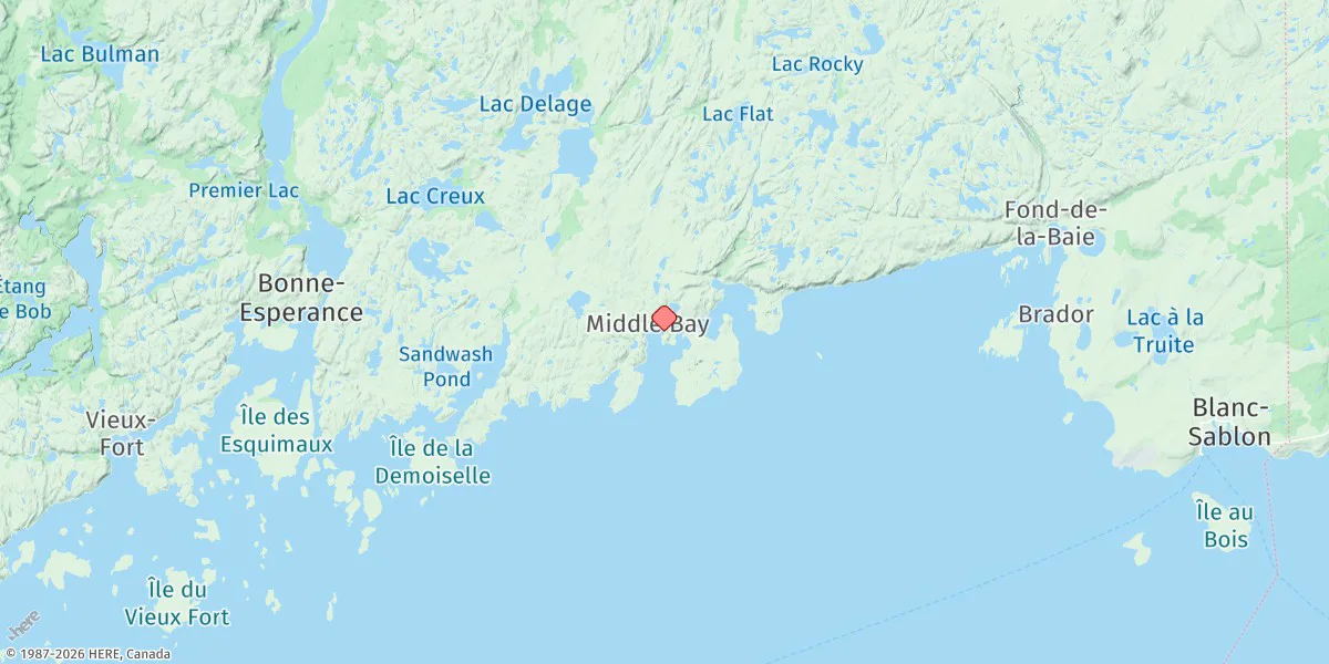 Map preview for Middle Bay