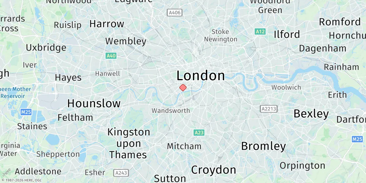 Map preview for Albert Bridge