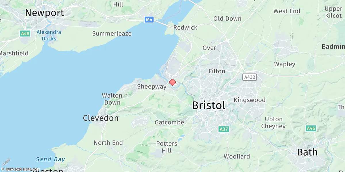 Map preview for Shirehampton