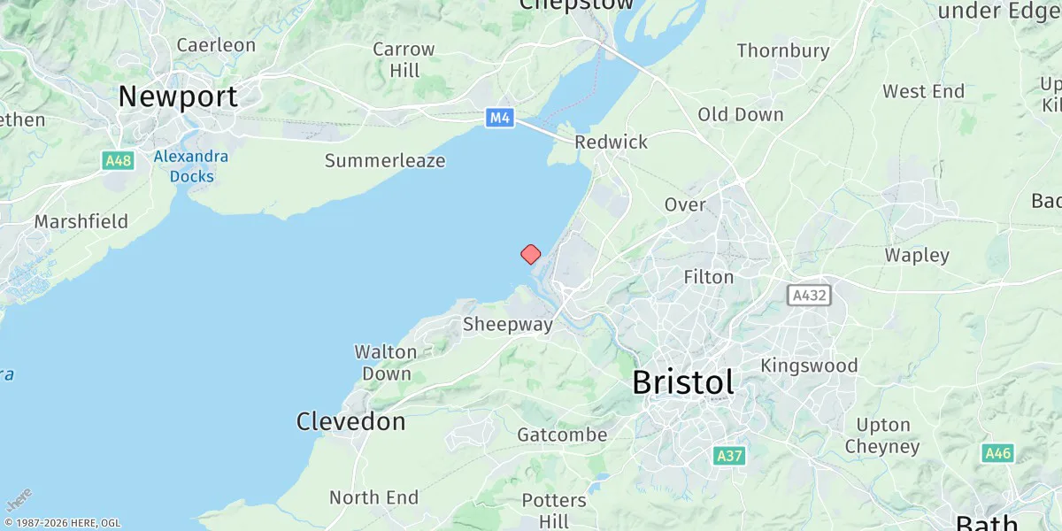 Map preview for Avonmouth
