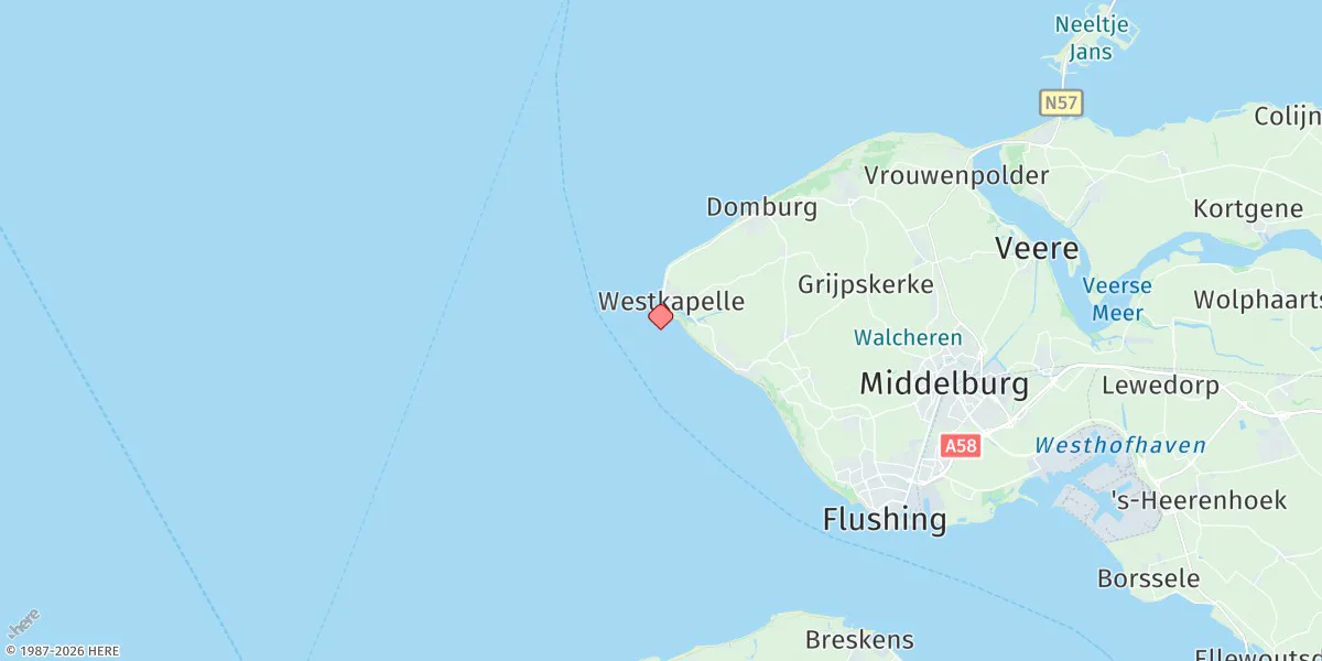 Map preview for Westkapelle