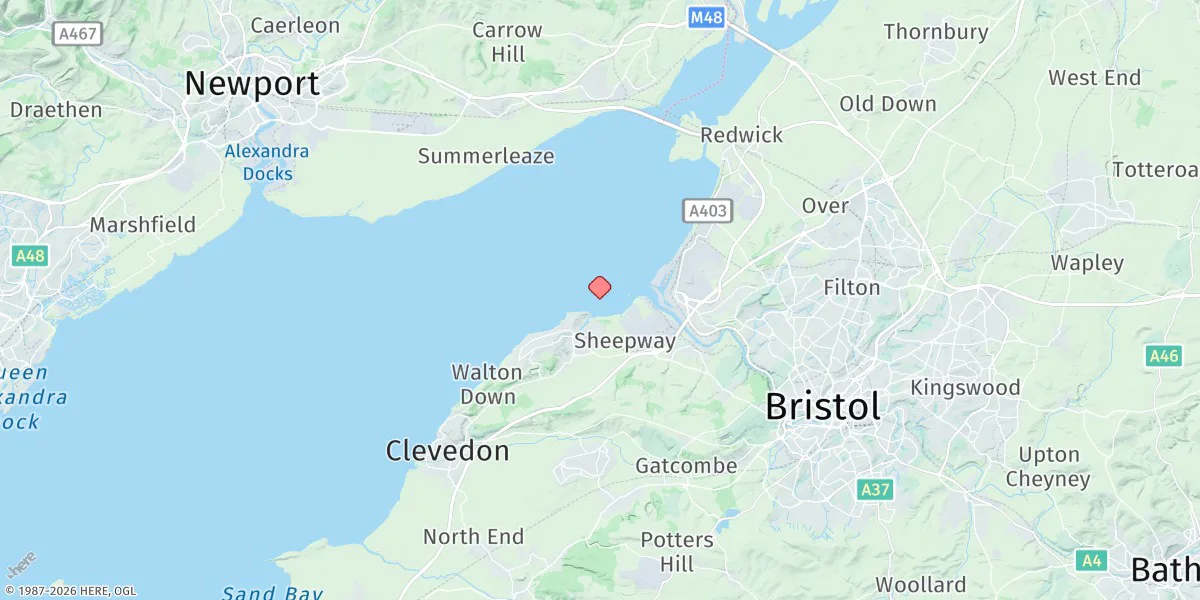 Map preview for Portishead