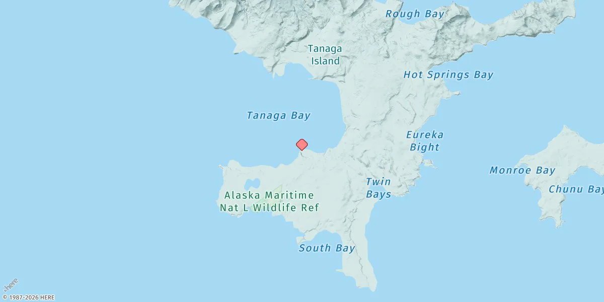 Map preview for Tanaga Bay