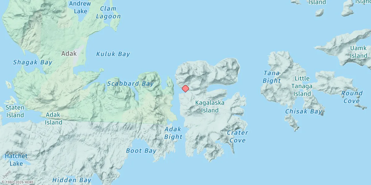 Map preview for Laska Cove, Kagalaska Island