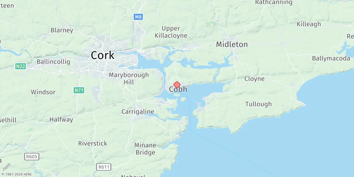 Map preview for Cobh
