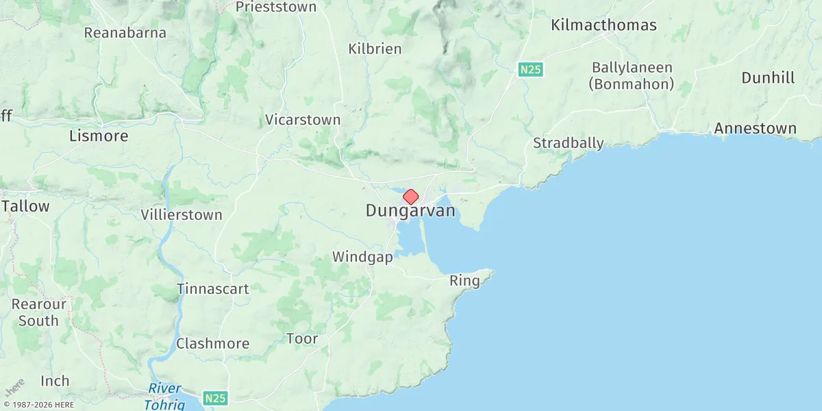 Map preview for Dungarvan Harbour
