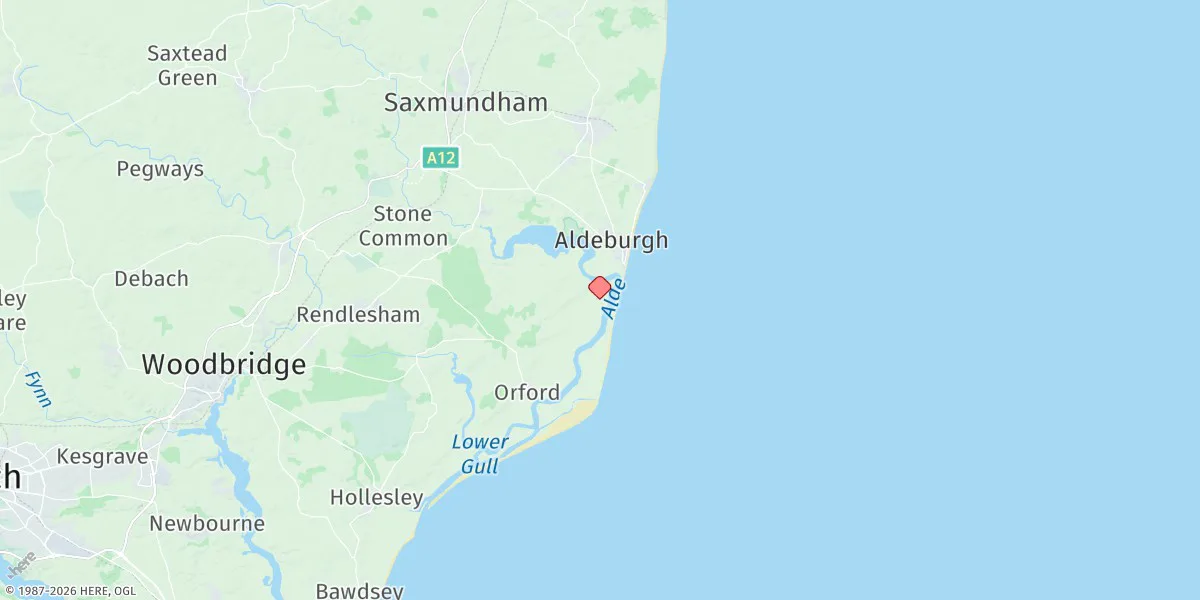 Map preview for Slaughden Quay
