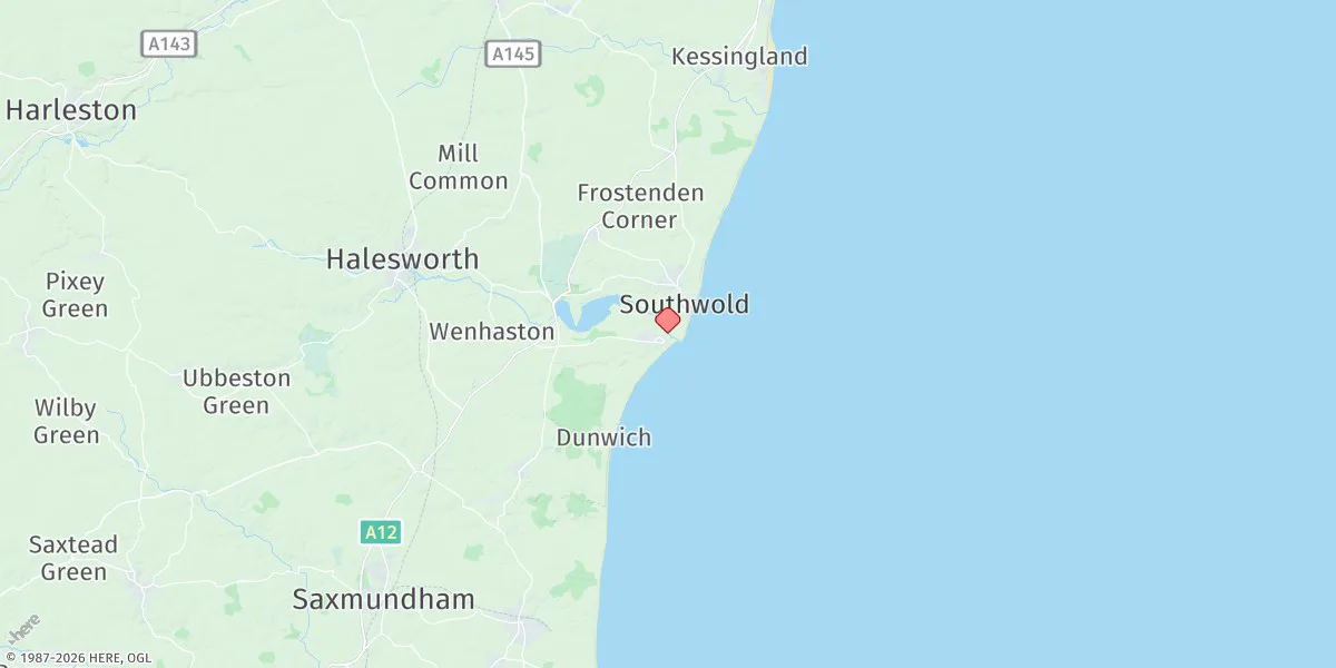 Map preview for Southwold