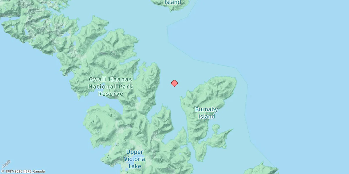 Map preview for Burnaby Island (Section Cove)