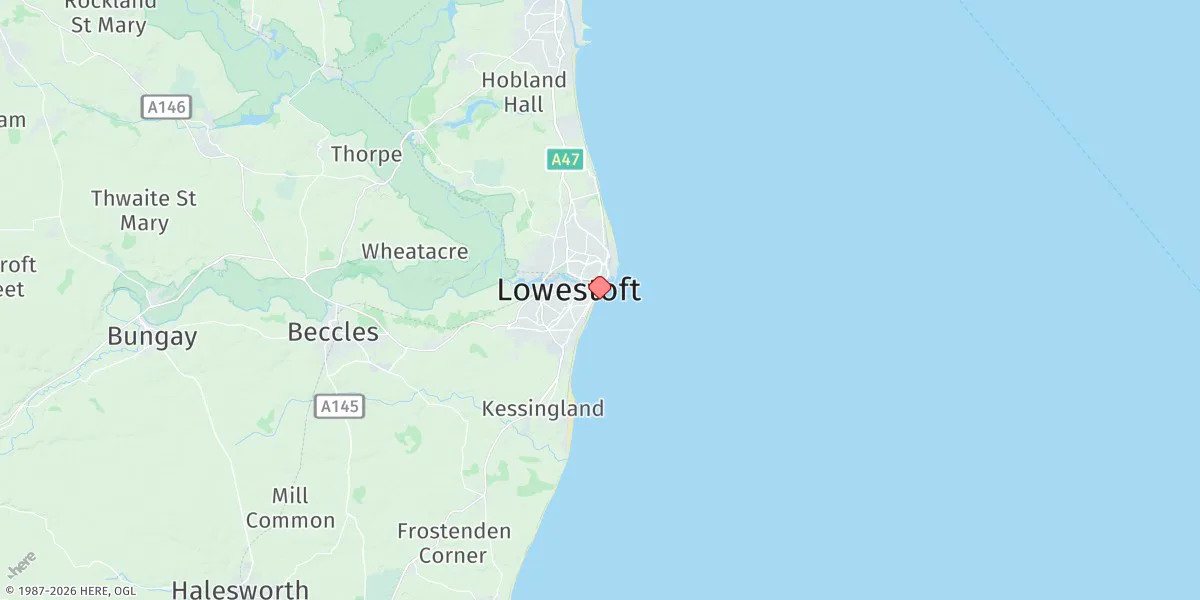 Map preview for Lowersoft