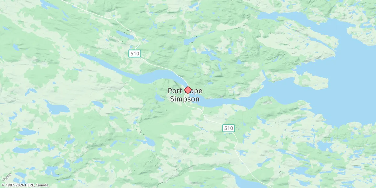 Map preview for Port Hope Simpson