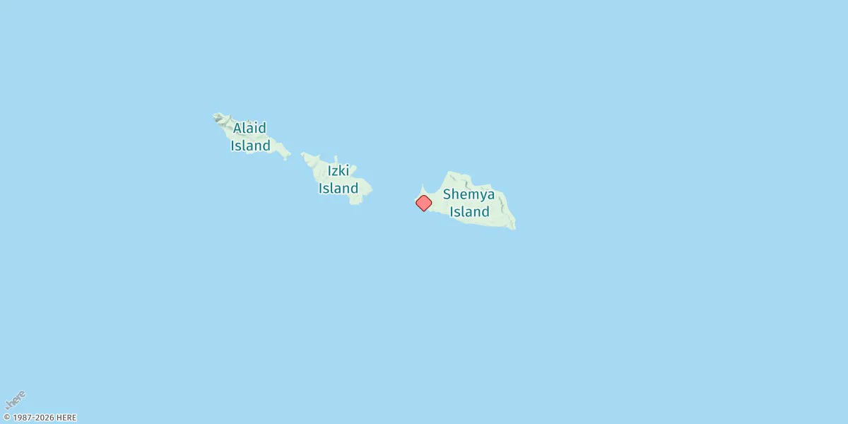 Map preview for Alcan Harbor, Shemya Island