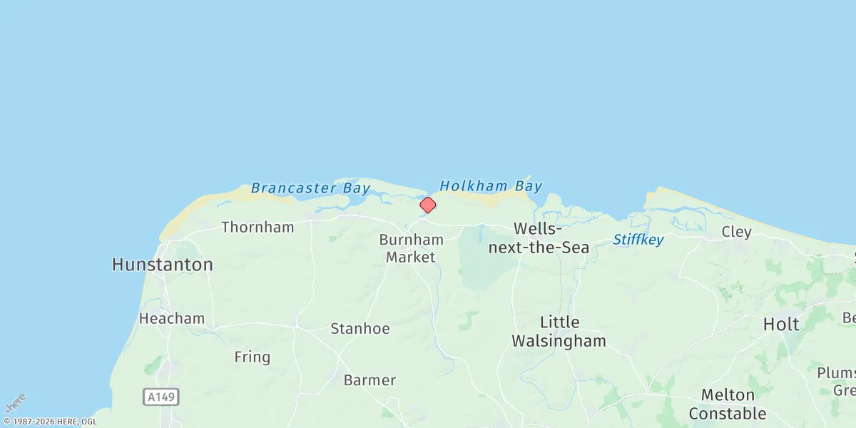 Map preview for Burnham (Overy Staithe)